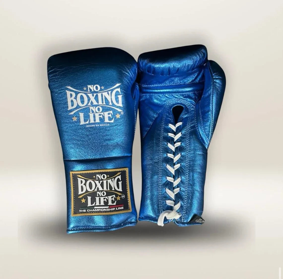 No Boxing No Life Boxing Gloves Navy-Blue Sparring